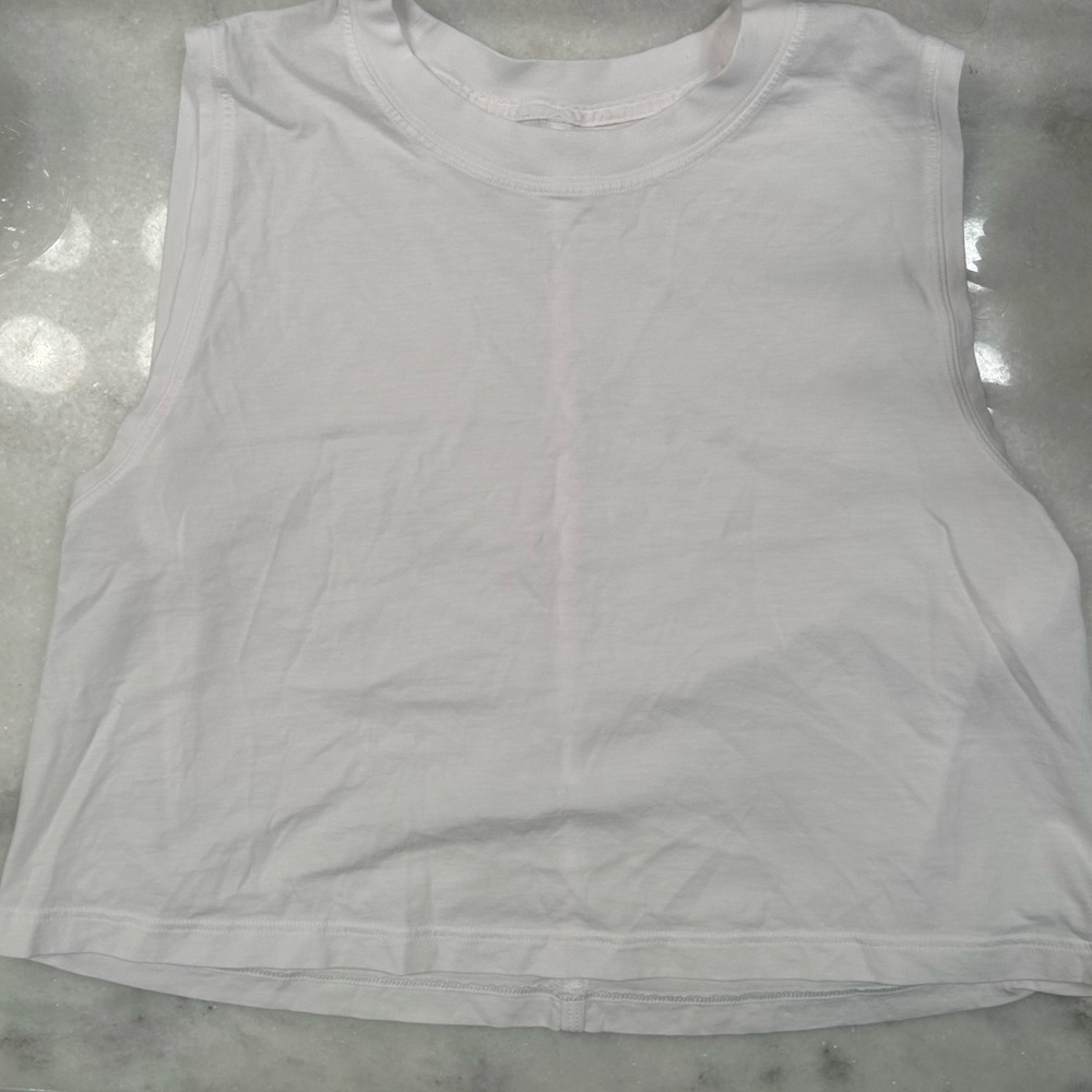 LuluLemon - All Yours Cropped Cotton Tank Top